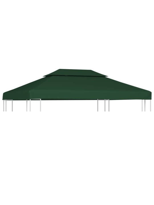 Náhradní střecha na altán 310 g/m² zelená 3 x 4 m