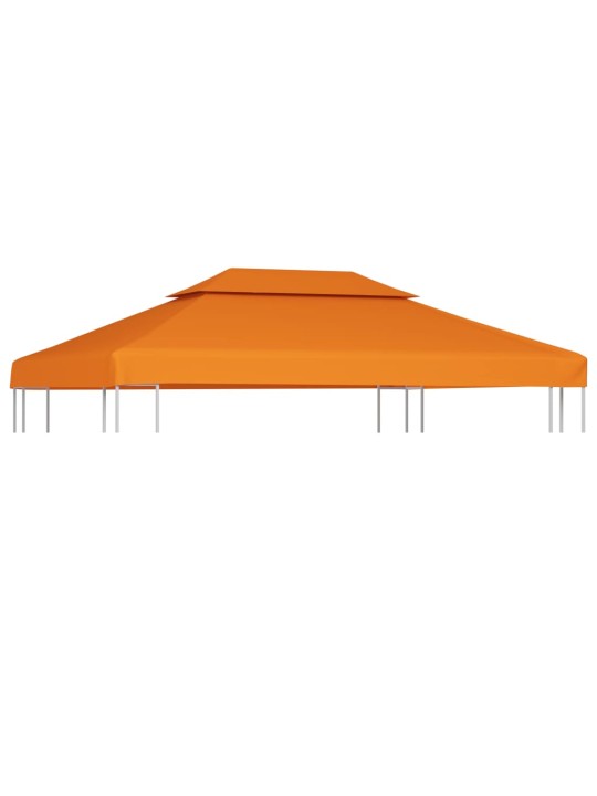 Náhradní střecha na altán 310 g/m² oranžová 3 x 4 m