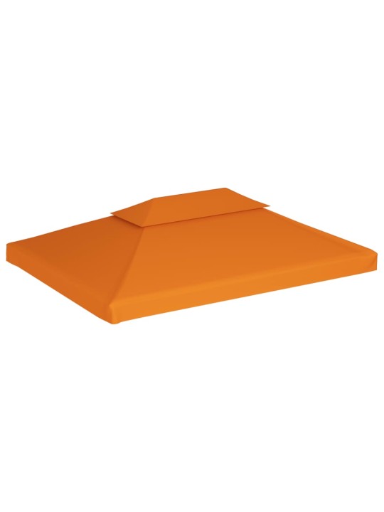 Náhradní střecha na altán 310 g/m² oranžová 3 x 4 m