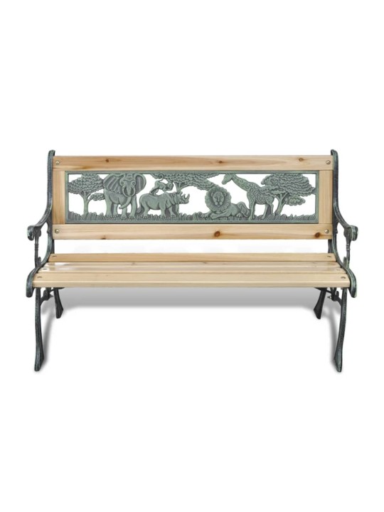 Dětská zahradní lavice 84 cm dřevěná