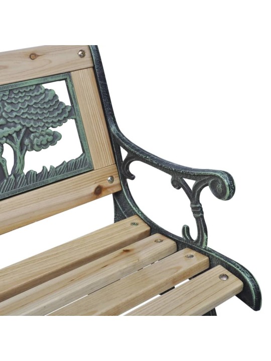 Dětská zahradní lavice 84 cm dřevěná