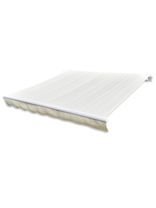 Plachta na markýzu plátěná krémová 4 x 3 m (bez rámu)