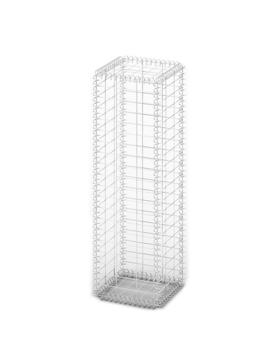 Gabionový koš s víky z pozinkovaného drátu 100 x 30 x 30 cm