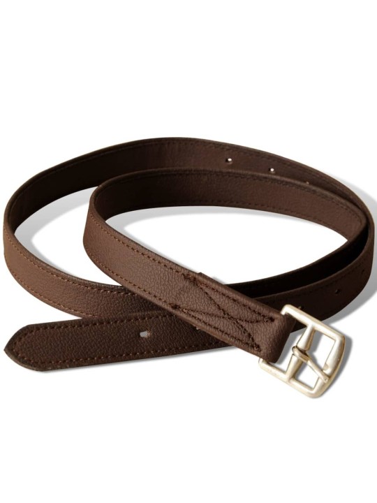 Sedlo z pravé kůže, 5-v-1, pát. kanál 14 cm, posedlí 16" - hnědá