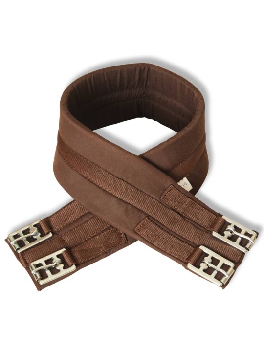 Sedlo z pravé kůže, 5-v-1, pát. kanál 14 cm, posedlí 16" - hnědá