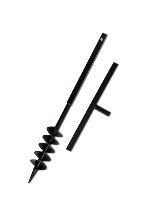 Zemní vrták s rukojetí, 100 mm, s dvojitou spirálou