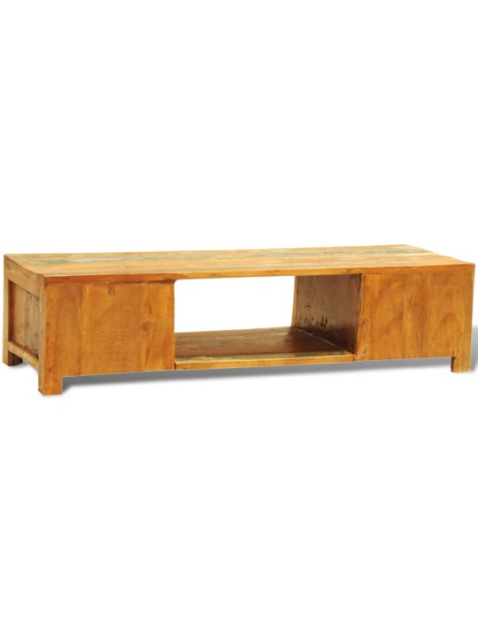 TV skříňka se 2 dvířky masivní recyklované dřevo vintage
