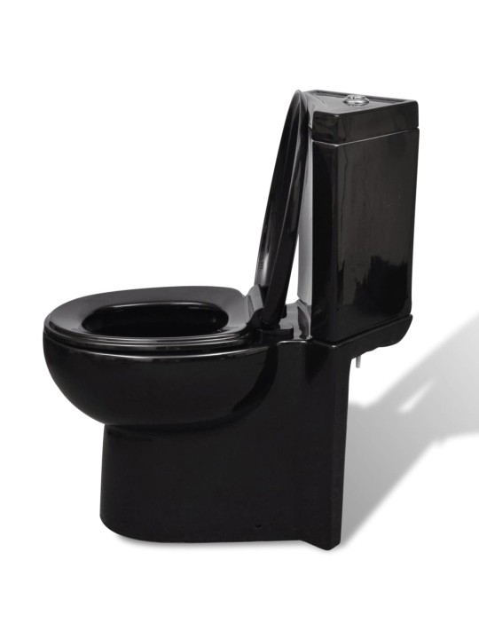 Keramická toaleta rohová černá