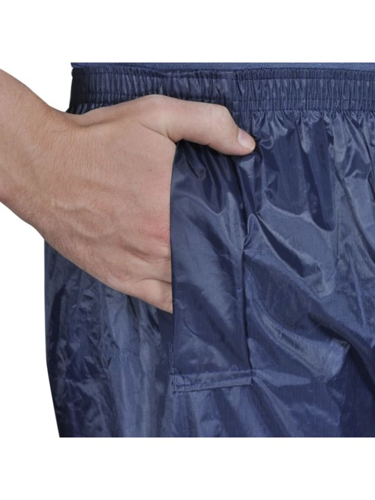Pánský 2 dílný oblek do deště s kapucí, velikost XL, námořnická modrá