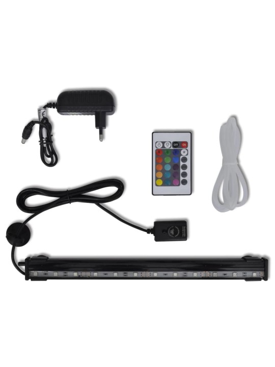 LED akvarijní ponorná lampa s bublinkami RGB 32 cm