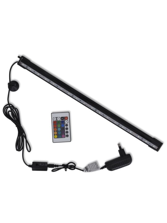 LED akvarijní lampa s bublinkami RGB 48 cm