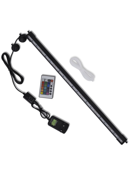 LED akvarijní lampa s bublinkami RGB 56,5 cm