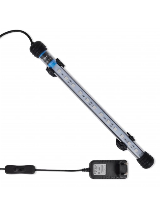 LED akvarijní lampa 28 cm modrá