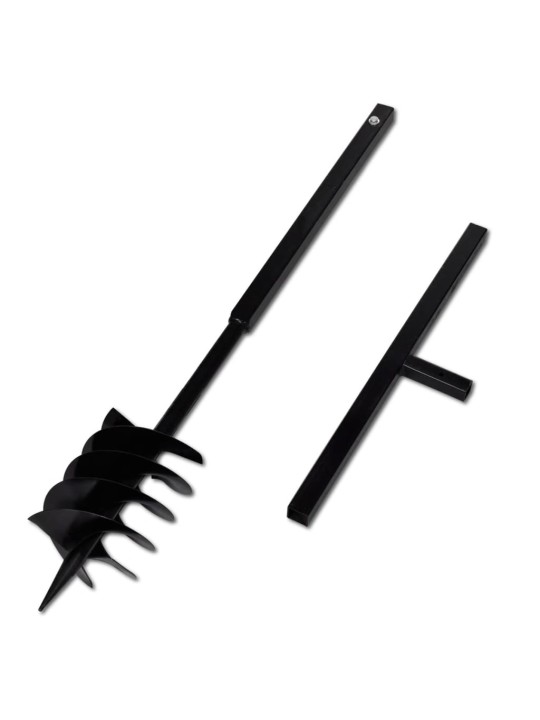 Zemní vrták s rukojetí 180 mm, s nástavci 13 m, ocel