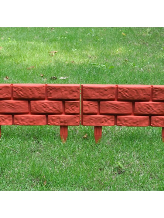Trávníkový lem s imitací cihel 11 ks