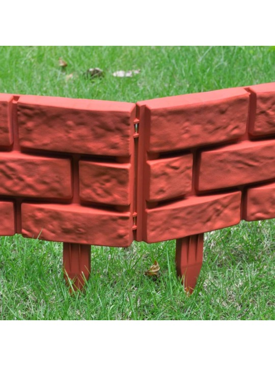 Trávníkový lem s imitací cihel 11 ks