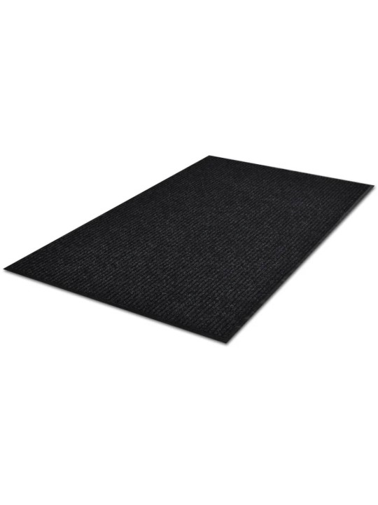 Černá PVC rohožka 90 x 60 cm