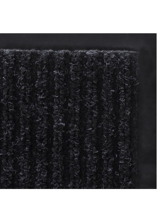 Černá PVC rohožka 90 x 150 cm