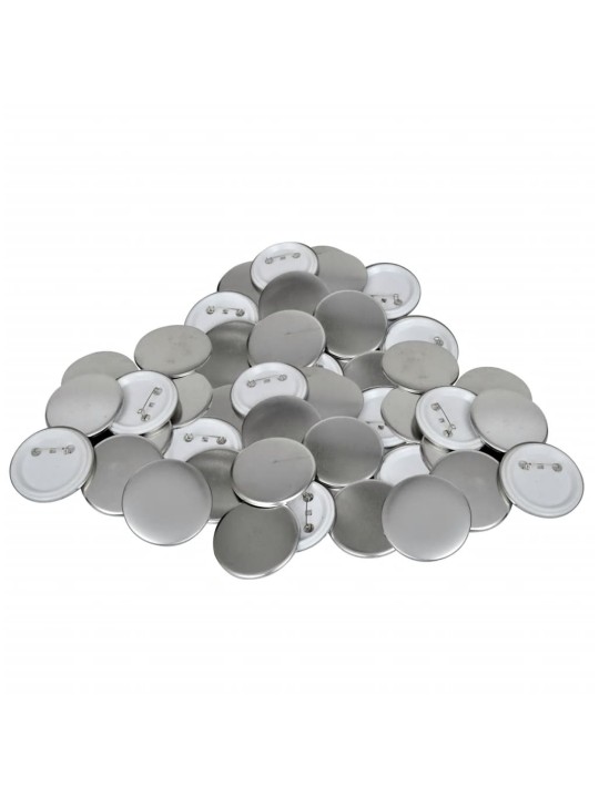 500 ks Prázdné placky se špendlíkem 58 mm