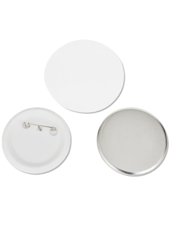 500 ks Prázdné placky se špendlíkem 44 mm