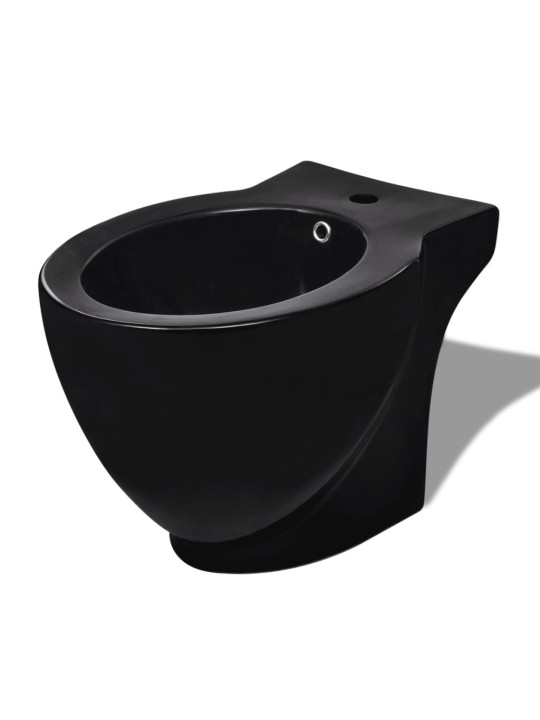 Keramické WC a bidet černé