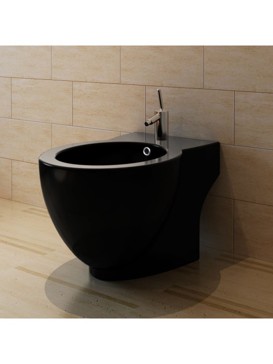 Keramické WC a bidet černé