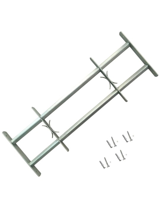 Nastavitelná bezpečnostní okenní mříž se 2 příčkami 700–1050 mm