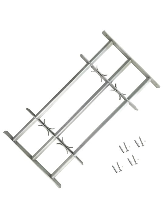 Nastavitelná bezpečnostní okenní mříž se 3 příčkami 500–650 mm
