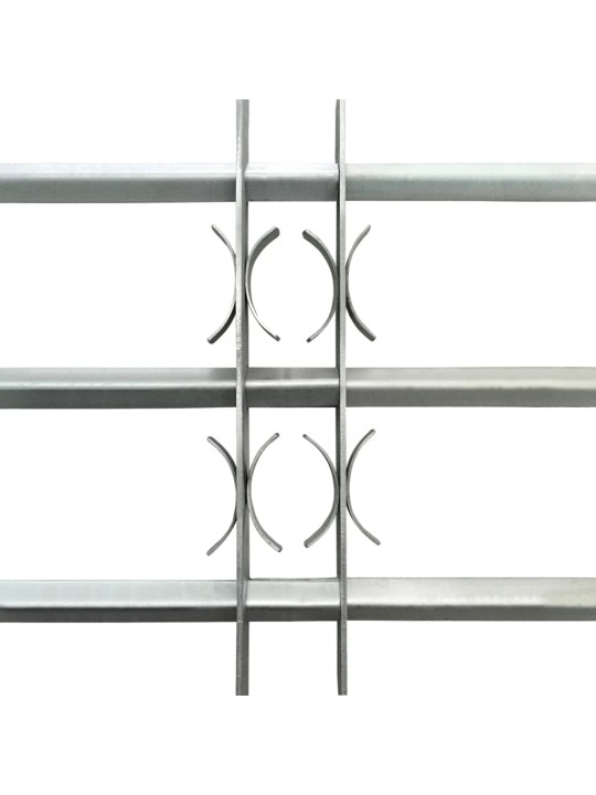 Nastavitelná bezpečnostní okenní mříž se 3 příčkami 700–1050 mm