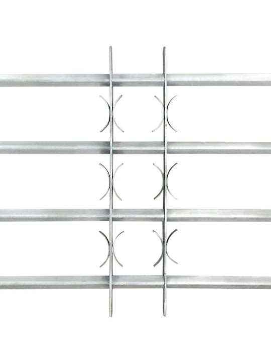 Nastavitelná bezpečnostní okenní mříž se 4 příčkami 500–650 mm