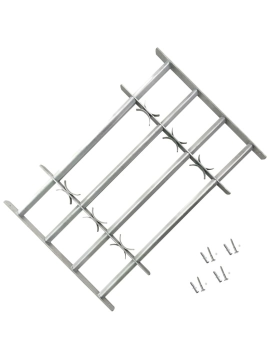Nastavitelná bezpečnostní okenní mříž se 4 příčkami 1000–1500 mm