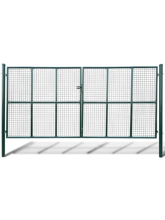 Zahradní brána z pletiva 415 x 225 cm / 400 x 175 cm