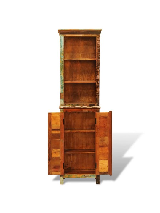 Knihovna recyklované masivní dřevo vintage