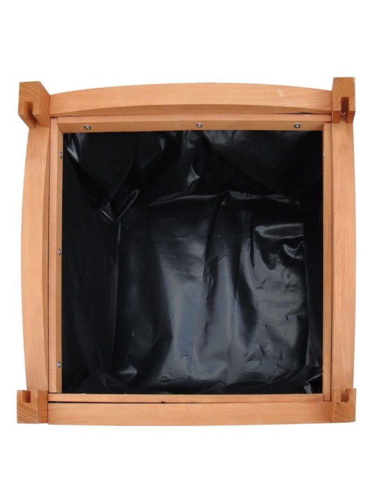 Dřevěné vyvýšené záhony 30 x 30 x 30 cm set 2 ks
