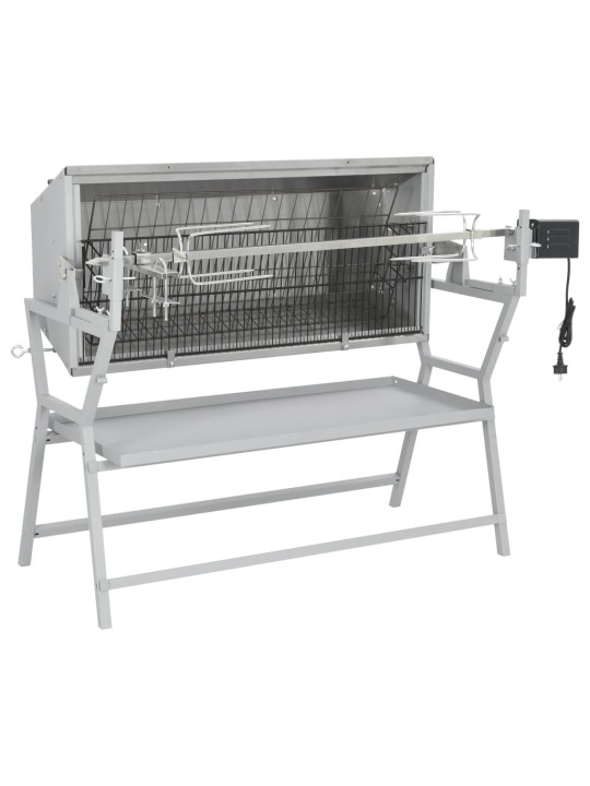 Rotisserie železo a nerezová ocel grilovací jehla