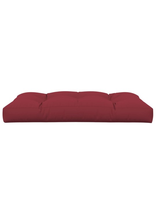 Poduška na palety vínová 120 x 80 x 12 cm textil
