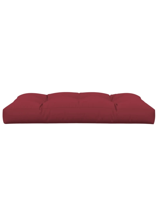 Poduška na palety vínová 120 x 80 x 12 cm textil