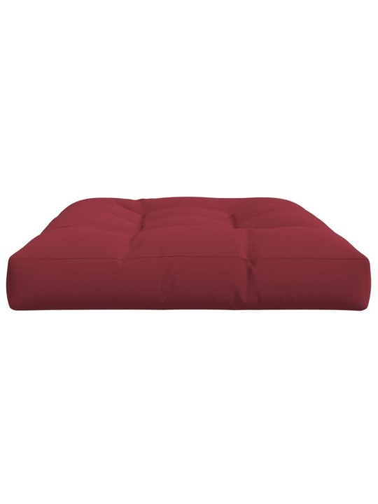 Poduška na palety vínová 120 x 80 x 12 cm textil