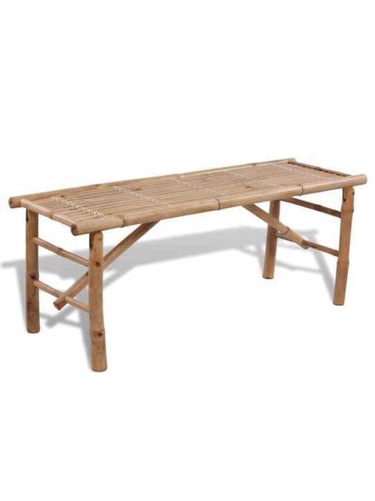 Pivní set stůl se 2 lavicemi 100 cm bambusový