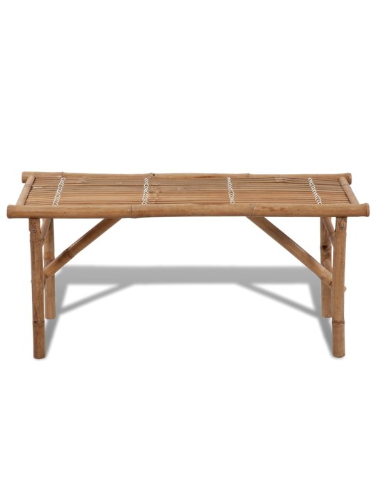 Skládací zahradní lavice 118 cm bambus