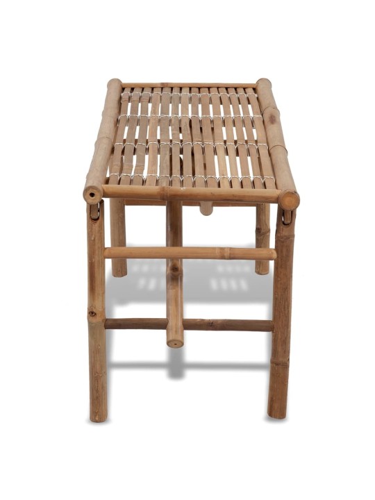 Skládací zahradní lavice 118 cm bambus