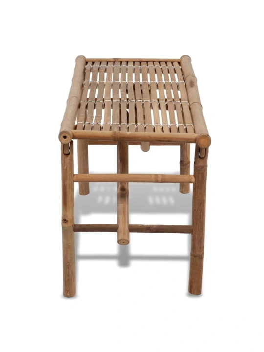 Skládací zahradní lavice 118 cm bambus