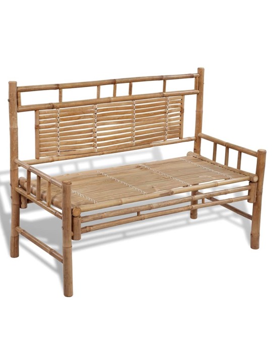 Zahradní lavice 120 cm bambus