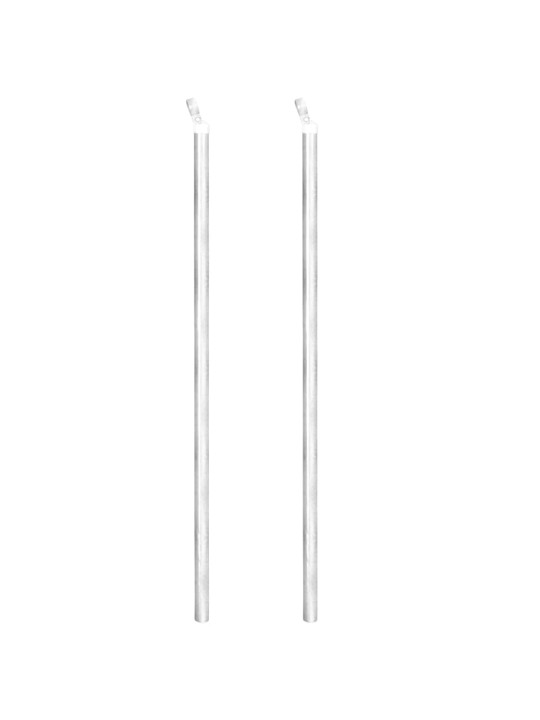 Drátěné pletivo se sloupky pozinkovaná ocel 15x1,25 m stříbrné