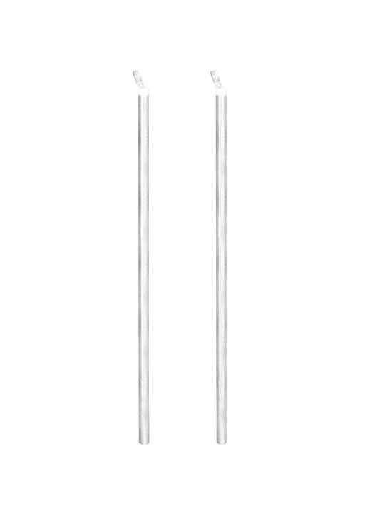 Drátěné pletivo se sloupky pozinkovaná ocel 25 x 0,8 m stříbrné