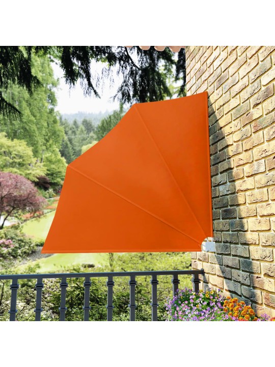 Skládací zástěna na balkon terracotta 140 x 140 cm