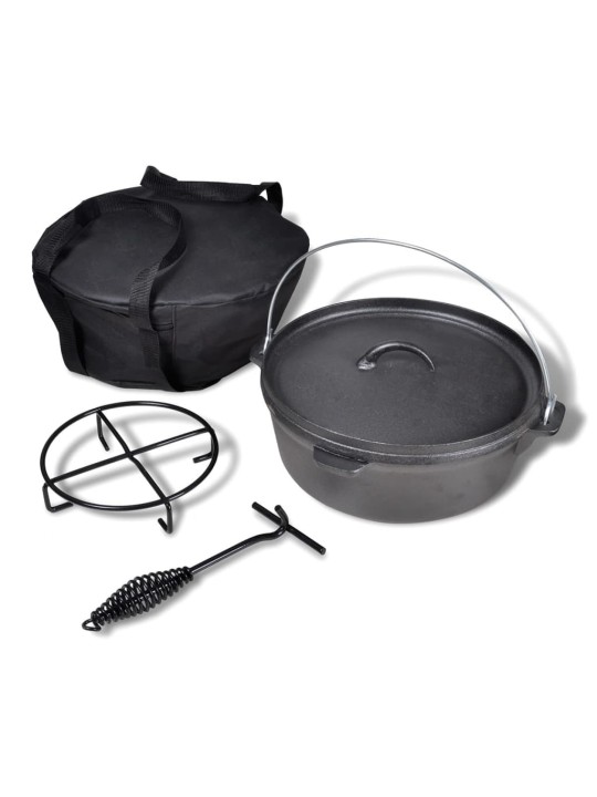 Litinový hrnec  5,6 L Dutch Oven s příslušenstvím