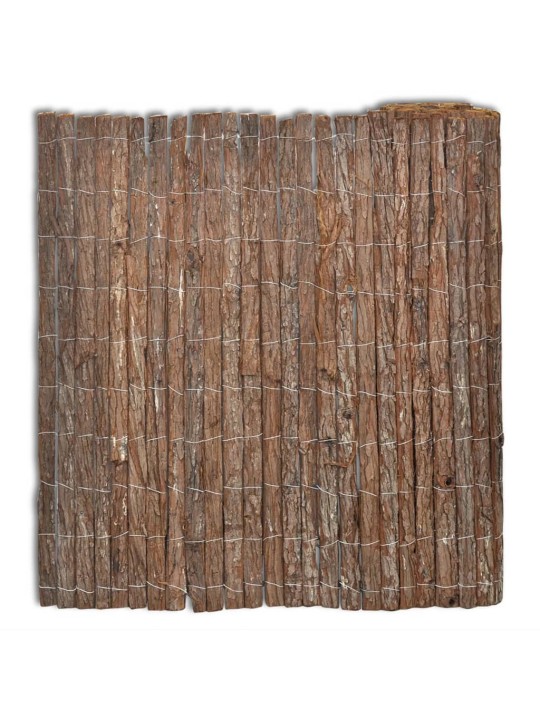 Zahradní plot z kůry 400 x 100 cm
