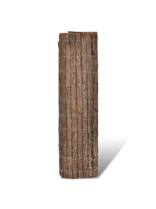 Zahradní plot z kůry 400 x 100 cm