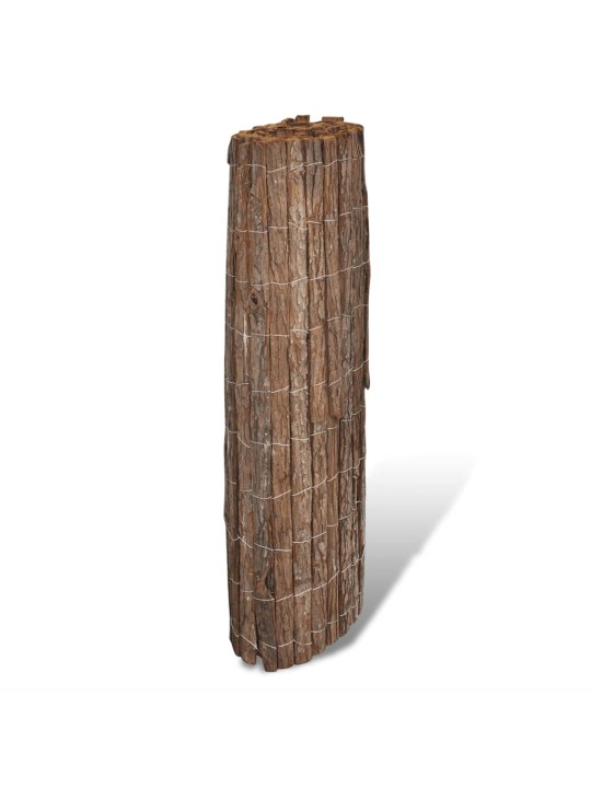 Zahradní plot z kůry 400 x 100 cm